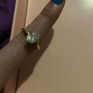 Elegant Gold and Silver Women's Ring